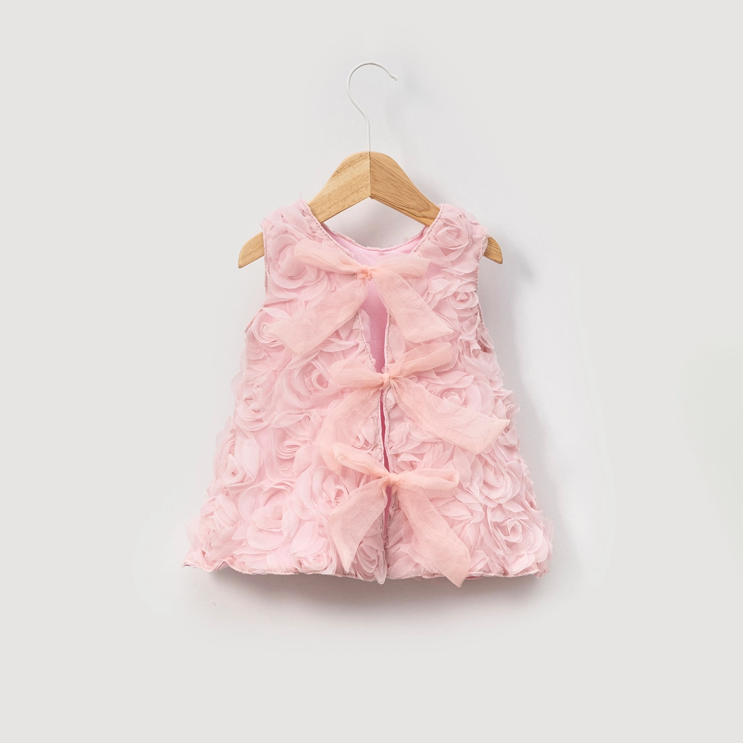 Lindy Pembe Güllü Kız Bebek Takım