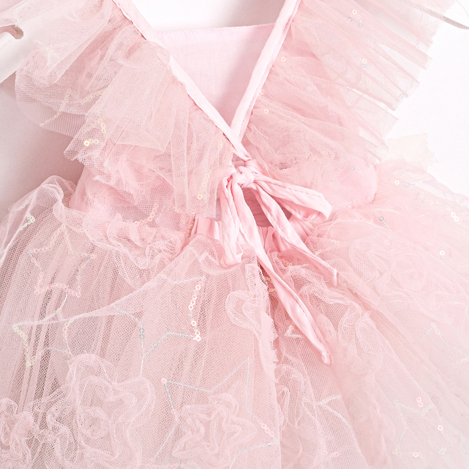 Betty Pudra Pembe Kız Bebek Romper