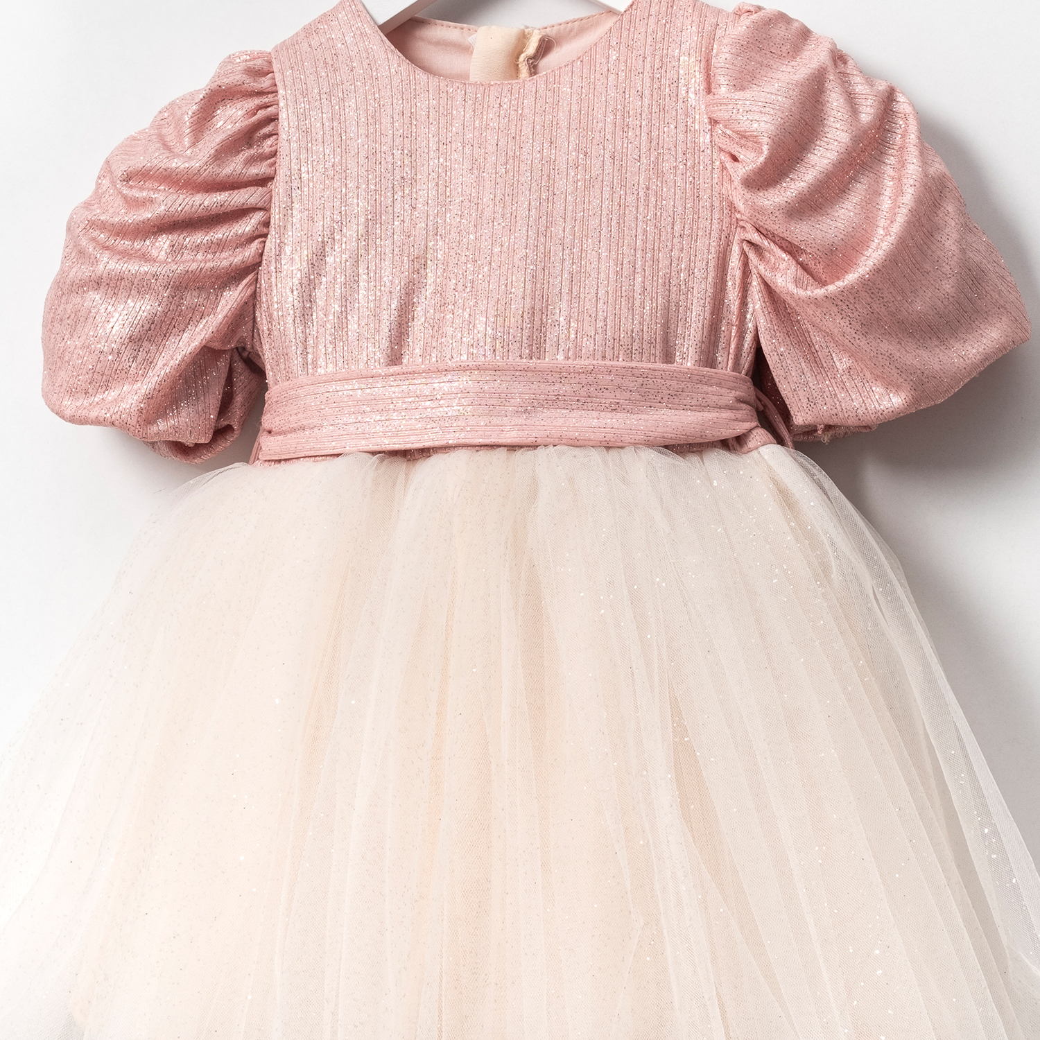 Shiny Parıltılı Tütülü Kız Çocuk Elbise