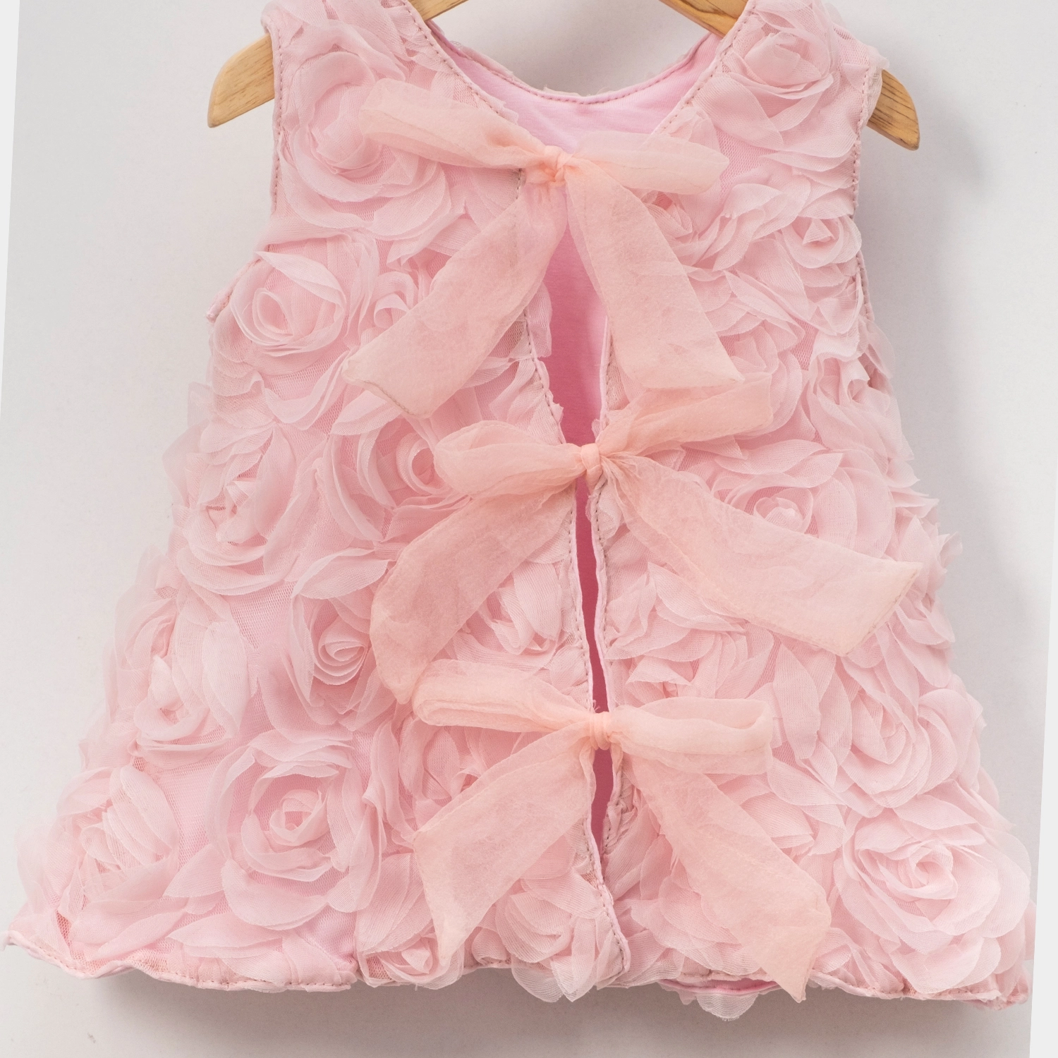 Lindy Pembe Güllü Kız Bebek Takım