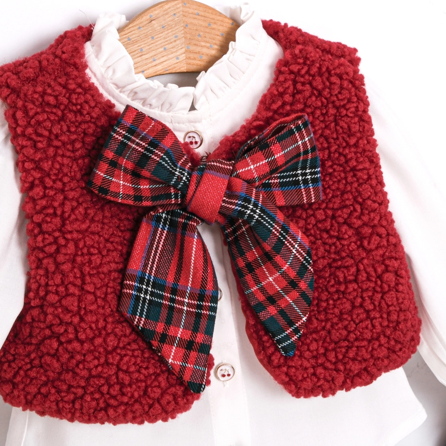 Josie Kırmızı 3’lü Kız Bebek Takım