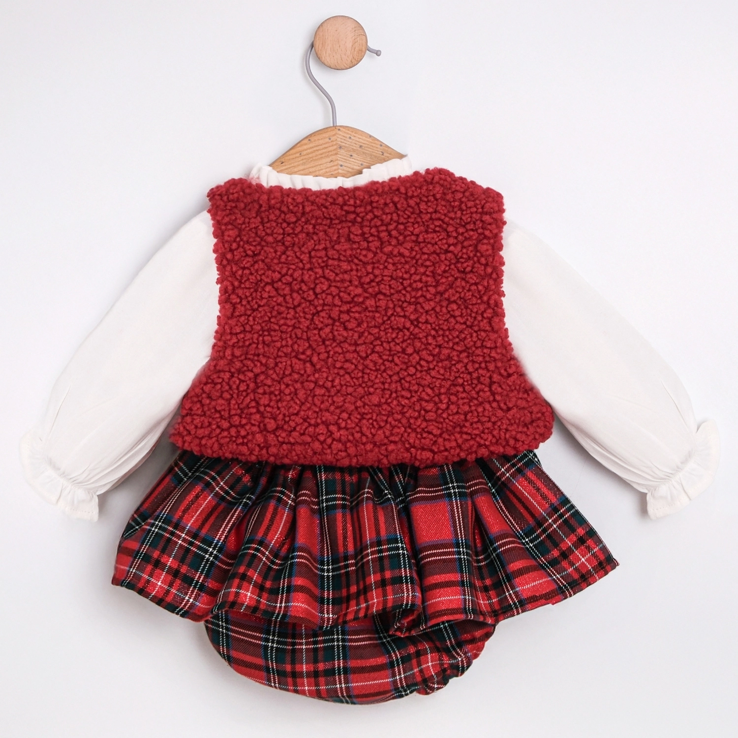 Josie Kırmızı 3’lü Kız Bebek Takım