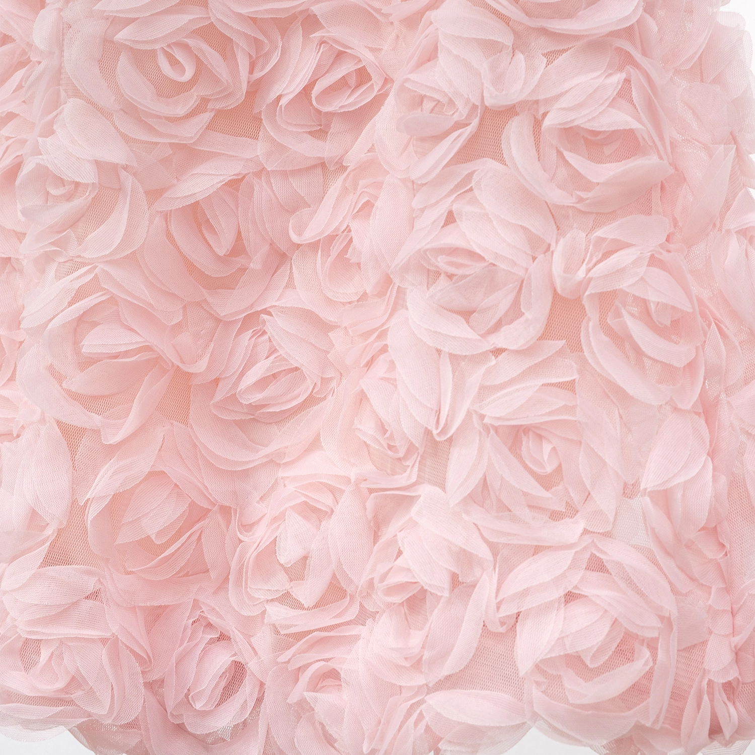 Doria Pembe Güllü Balon Etekli Kız Çocuk Elbise