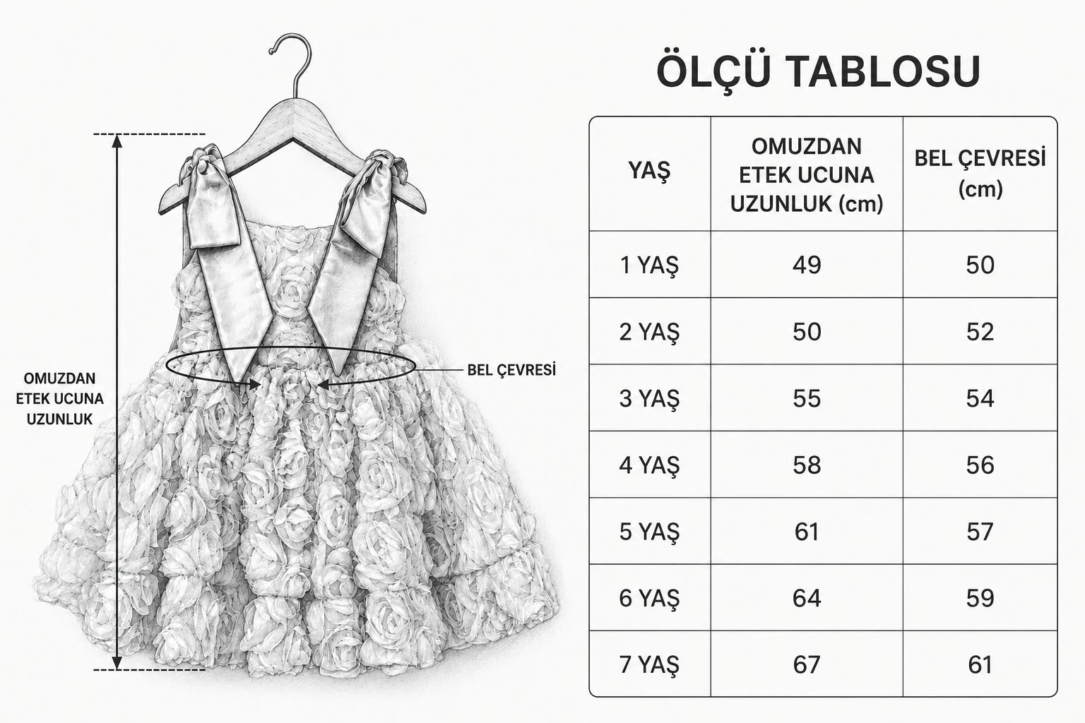 Isabella Pudra Güllü Kız Çocuk Elbise