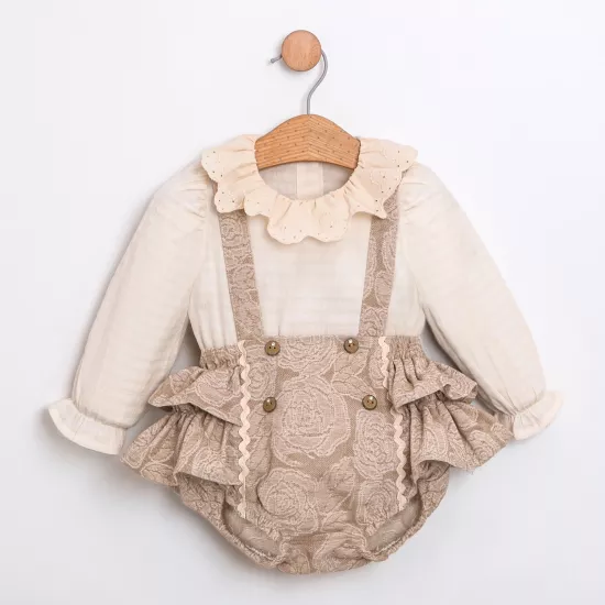 Hadley 2’li Kız Bebek Romper