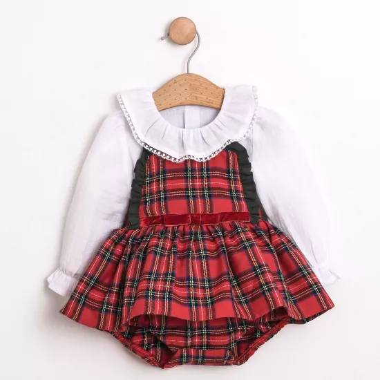 Jayana Kırmızı 2’li Kız Bebek Romper