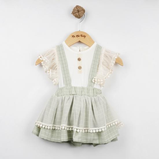 Mint Jile Etek Bluz Kız Bebek Takım