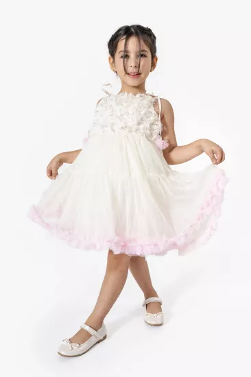  Dorian Çantalı Kız Çocuk Elbise