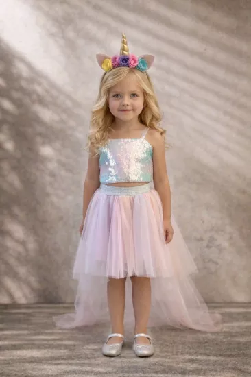 Augusta Lila Pullu Kız Çocuk 3’lü Takım