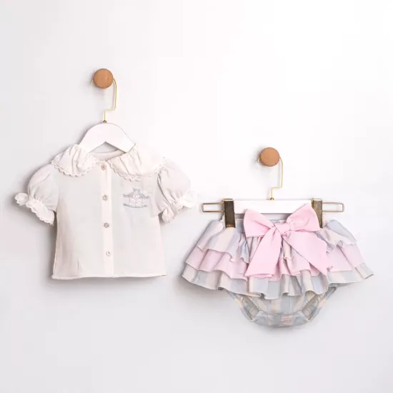 Elodie Pembe Mavi Kız Bebek 2’li Takım