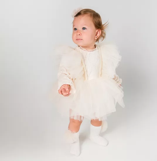 Parle Dantel Kız Bebek Romper