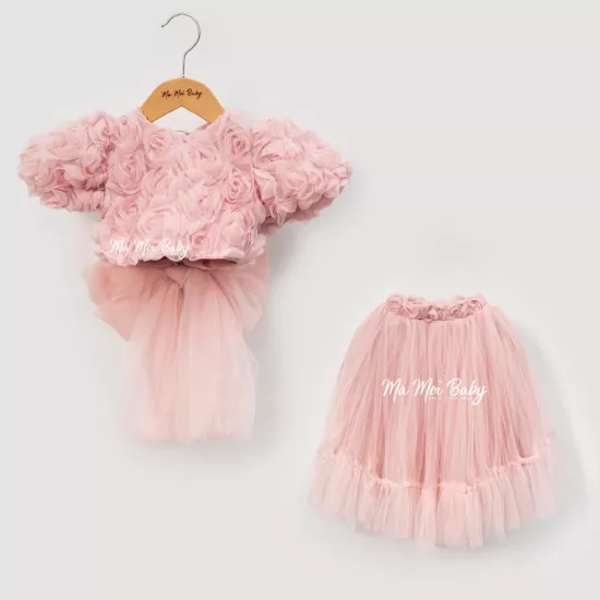 Ashley Pudra Güllü Kız Çocuk İkili Takım